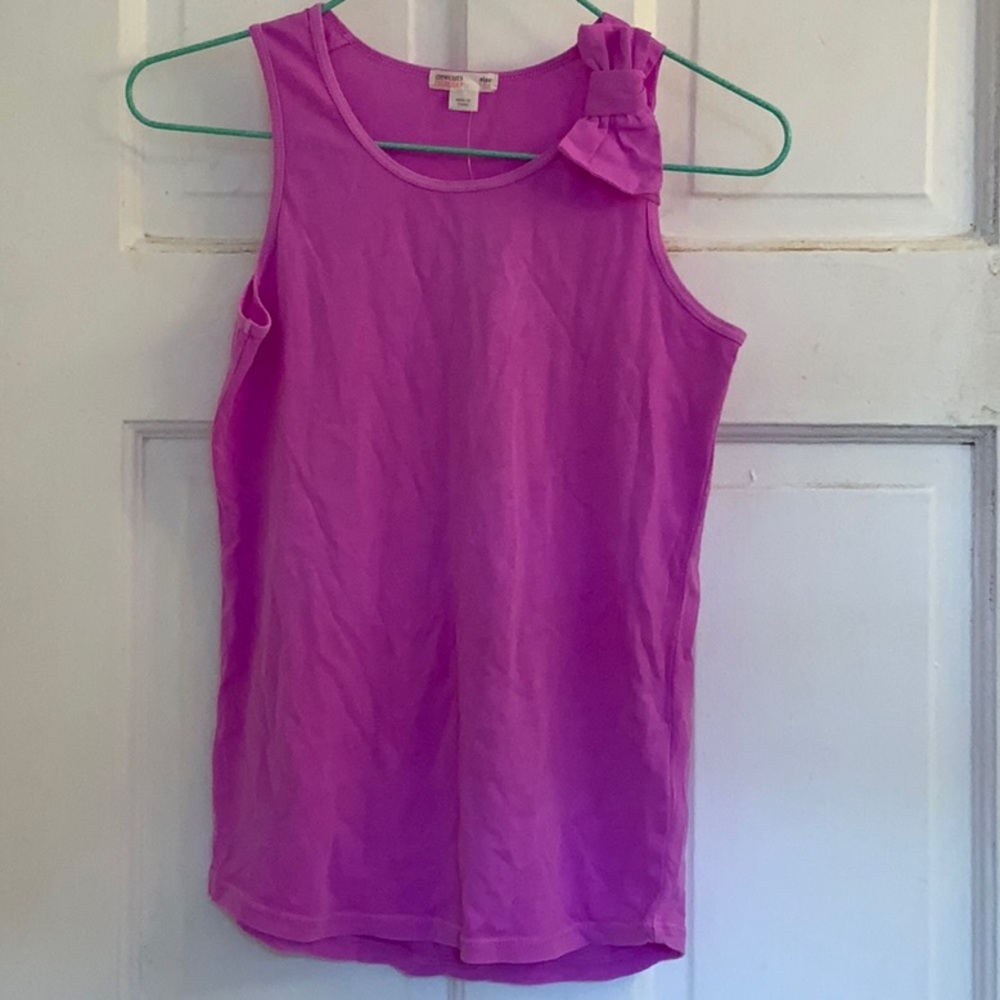 NWT Crewcuts by J. Crew girls purple tank top in size 10